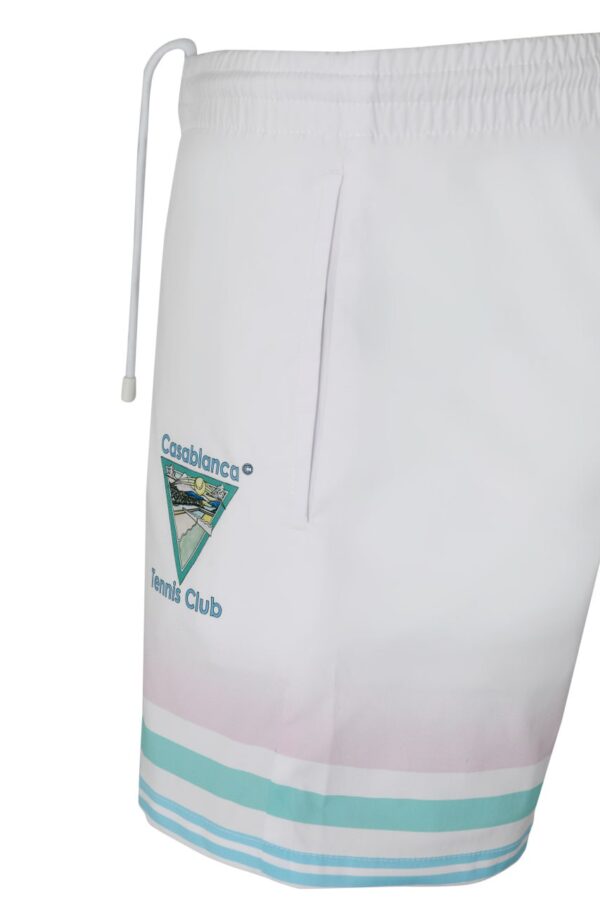 CASABLANCA SWIM SHORT | White
