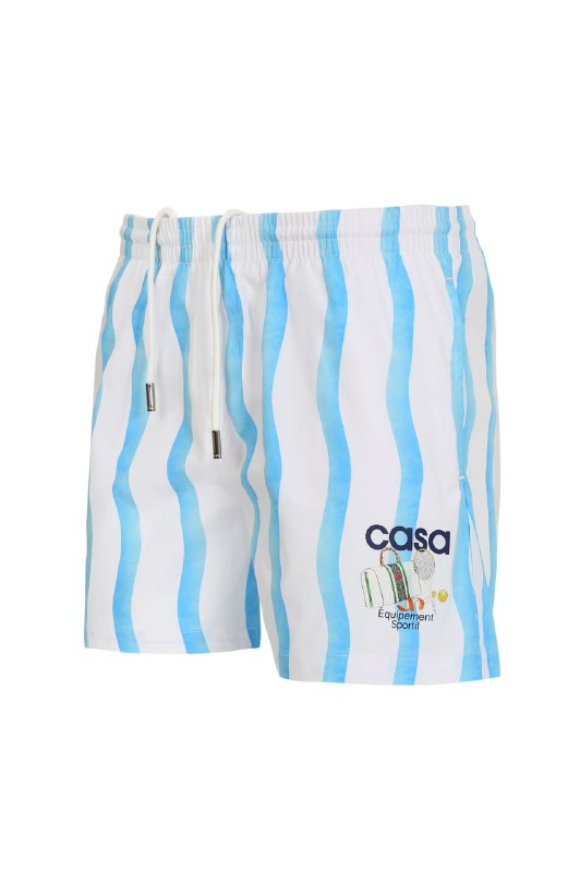 CASABLANCA SWIM SHORT | White