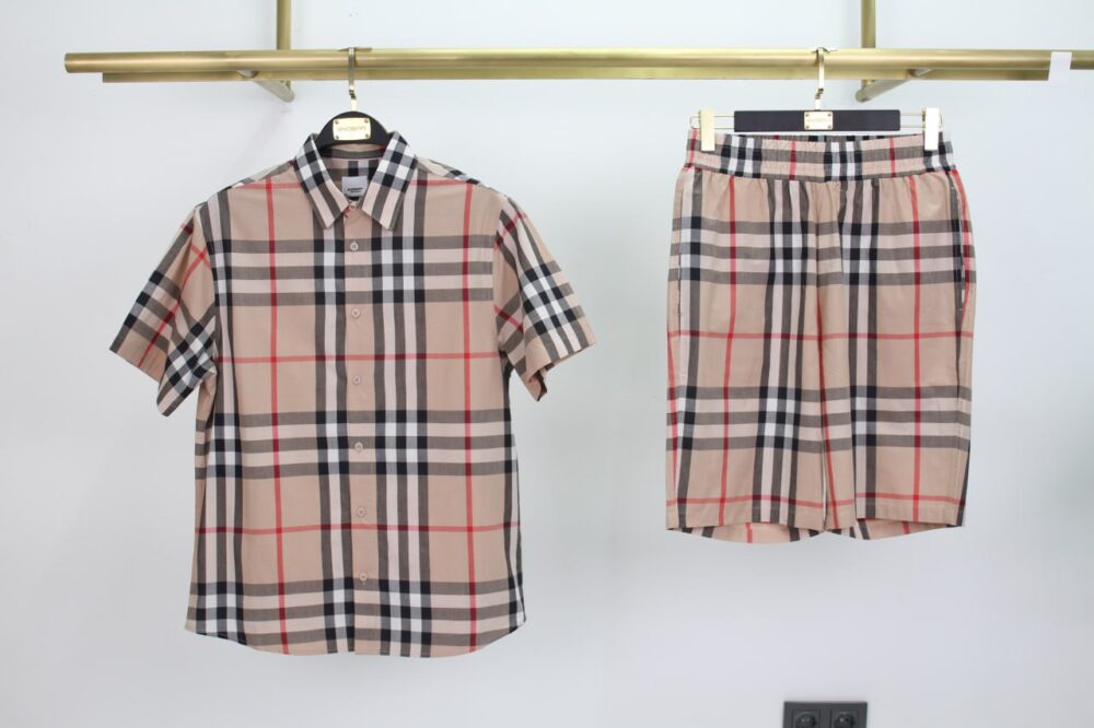 BURBERRY SHIRT SET | Brown