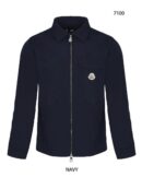 MONCLER ZIP UP SHIRT JACKET | Navy