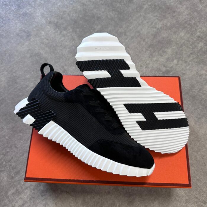 Hermes | Black White Ribble Schoenen