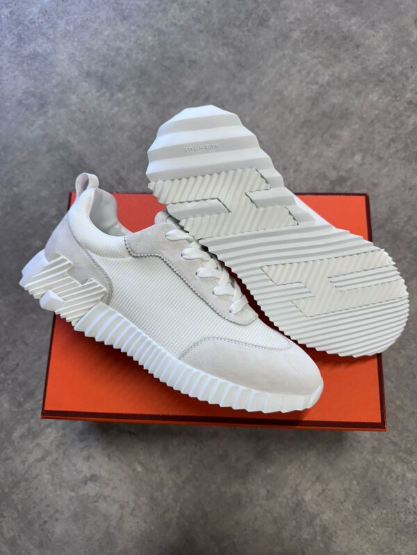 Hermes | White Suede Schoenen