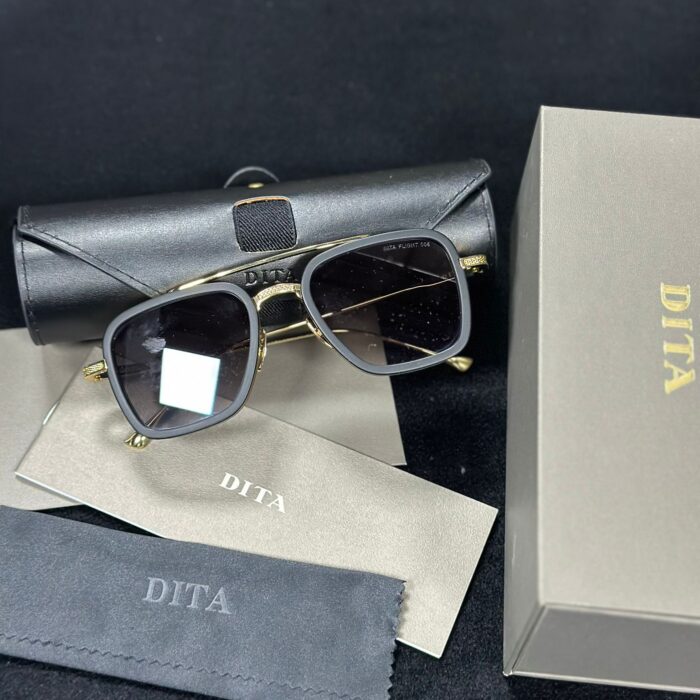Dita Flight 006 Frame Zwart Goud