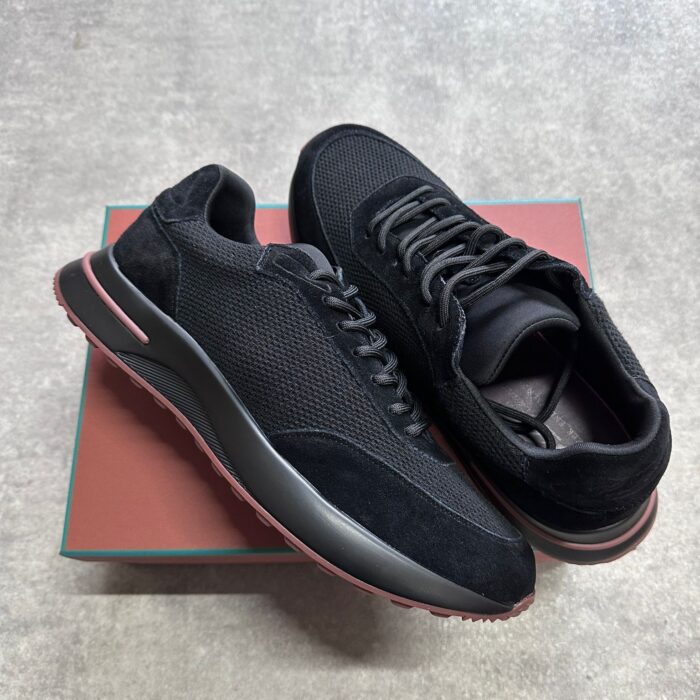 Loro Piana | Black Suede Summer Walk